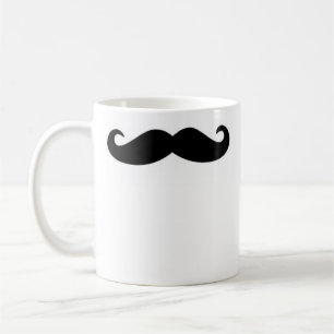 Rechtshändige Schnurrbart-Tasse Kaffeetasse