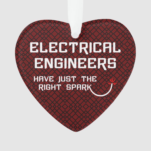 Rechtspark für Elektroingenieur Ornament (Vorderseite)