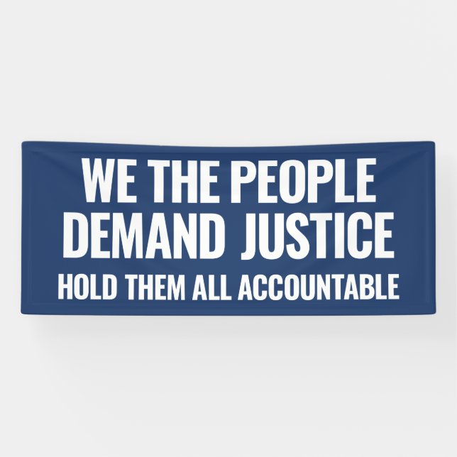 Rechtsschutz | 6 Ft Banner | Blau (Horizontal)