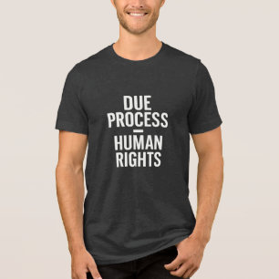 Rechtssicherheit = Menschenrechte - Gegen ICE Tri-Blend Shirt