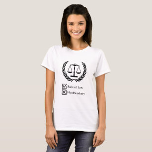 Rechtsstaat versus Irreführung Waage der Gerechtig T-Shirt