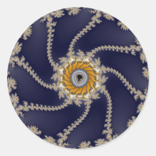 récif fractal - Sticker fractal