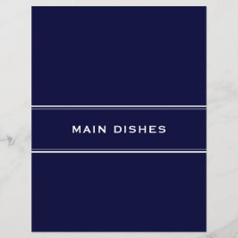 Recipe Dividende Main Geschirr Navy Blue