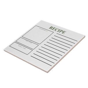 Recipe Kitchen Tile Fliese