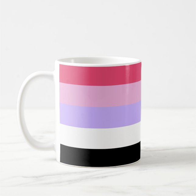 Reciprosexual Pride Flag Kaffeetasse (Links)