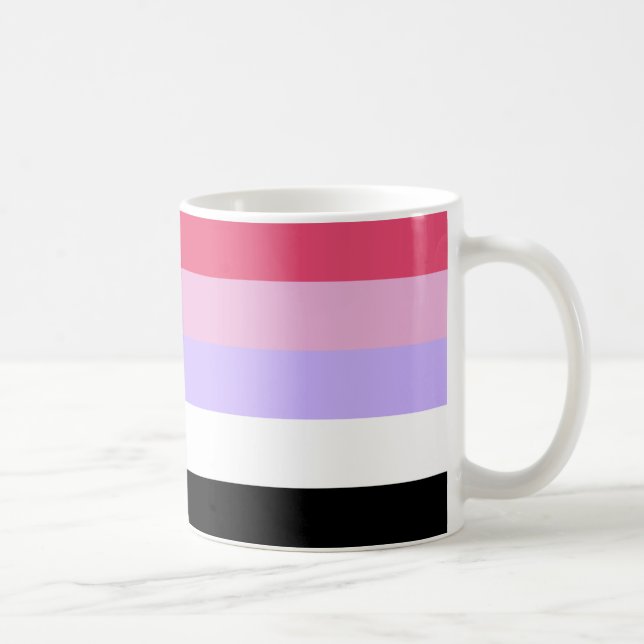 Reciprosexual Pride Flag Kaffeetasse (Rechts)