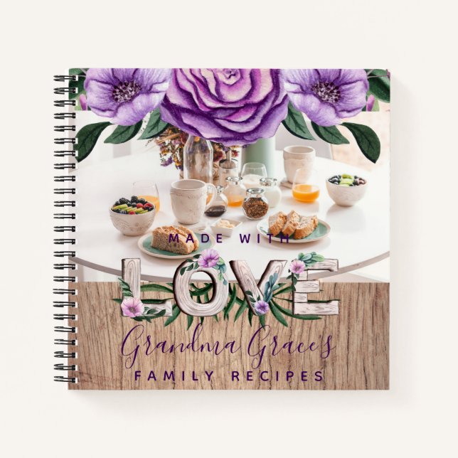 RECIPS - Heirloom Geschenk Großmutter Mama Notizbuch (Vorderseite)