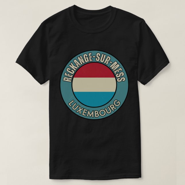 Reckingen/Mess, Luxemburg T-Shirt (Design vorne)