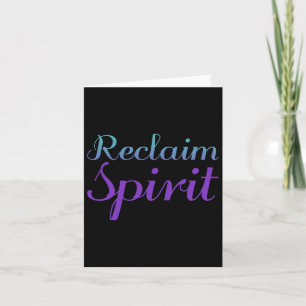 Reclaim Spirit Suicide Prevention Depression Aware Karte