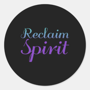 Reclaim Spirit Suicide Prevention Depression Aware Runder Aufkleber