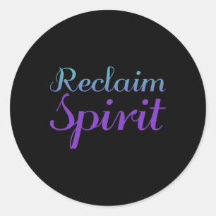 Reclaim Spirit Suicide Prevention Depression Aware Runder Aufkleber