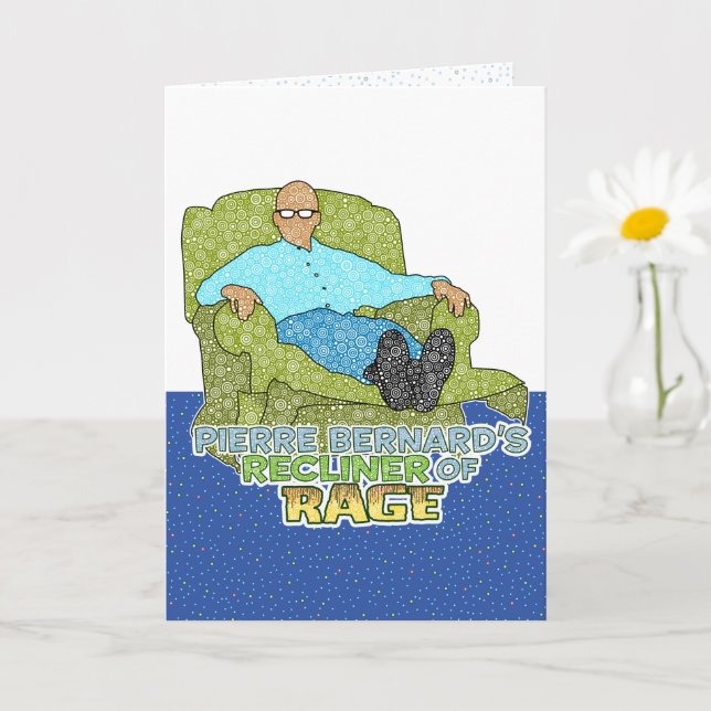 Recliner de la carte de voeux Rage (Petite plante)