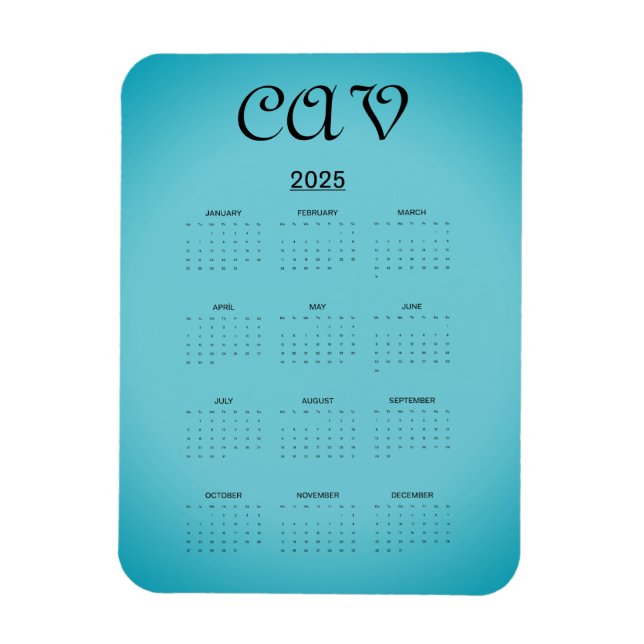 Recoleta Cornflower Blue Magnet (Vertikal)