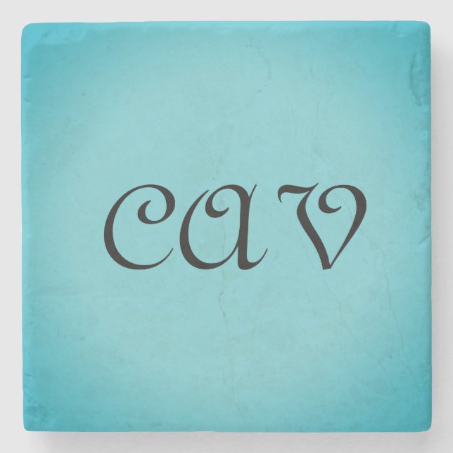 Recoleta Cornflower Blue Steinuntersetzer (Vorderseite)