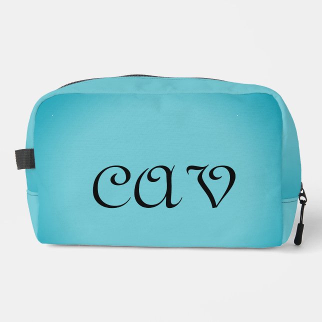 Recoleta Cornflower Blue Waschbeutel (Vorderseite)