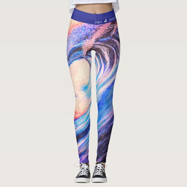 Recoleta Wave Design Leggings (Vorderseite)