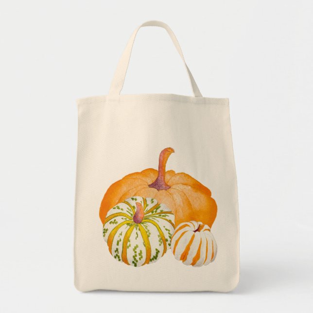Récolte citrouille sur un Sac fourre-tout (6-III) (Devant)