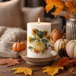 Récolte d'automne de citrouille et de tournesol