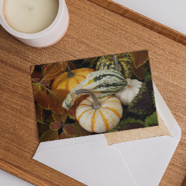 Récolte Squash Thanksgiving Dîner Invitation