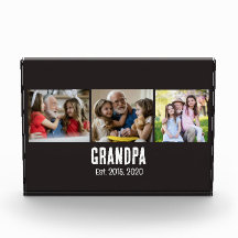 Grandpa established black grunge script 3 photo