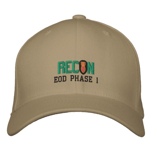 Recon EOD Bestickte Baseballkappe (Vorderseite)