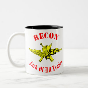 Recon Jack aller Geschäfte ©WhiteTigerLLC.com # Zweifarbige Tasse
