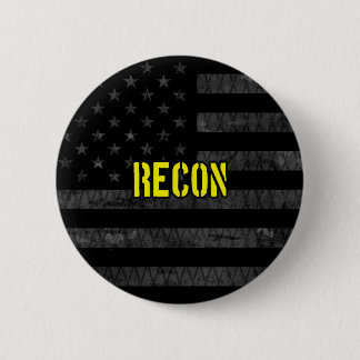 Recon Subdudued American Flag Button