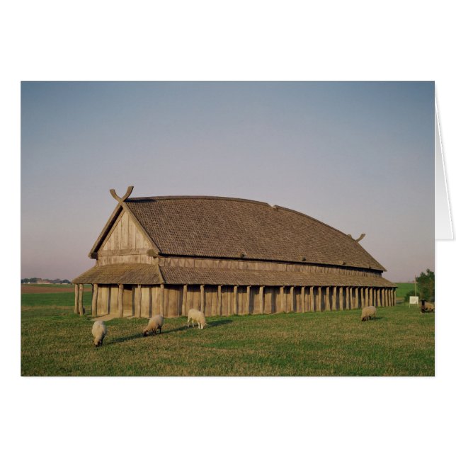 Reconstruction d'une maison viking du XIe siècle (Devant horizontal)