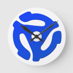 Record Adapter Runde Wanduhr