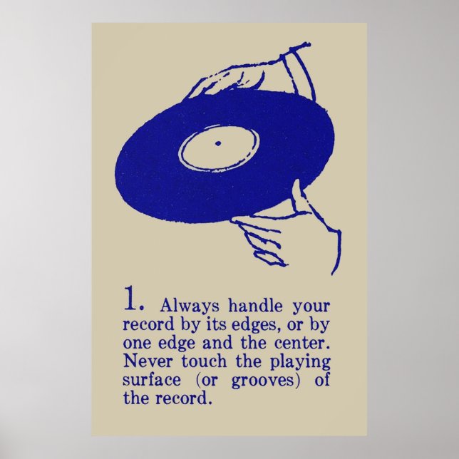 Record Player Poster (Vorne)