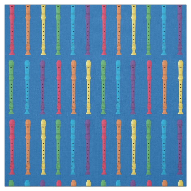 Recorders Rainbow Music Musician Room Decke Stoff (Muster)