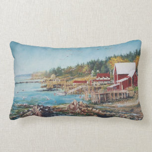 Rectangle À travers le coussin de pont