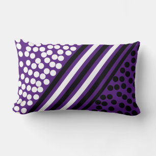 Rectangle Abstrait Balls d'art Lignes Motif Coussin