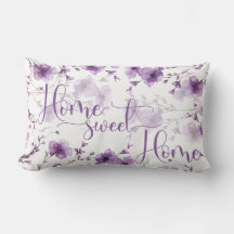 Accueil Sweet Home Coussin à lancer floral - Doubl