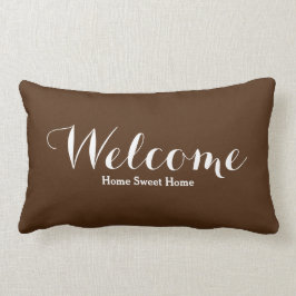 Rectangle Accueil Sweet Home Lumbar Coussin