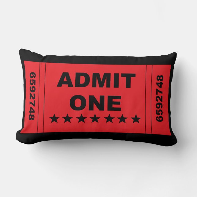 Rectangle "Admettez un" coussin (Recto)