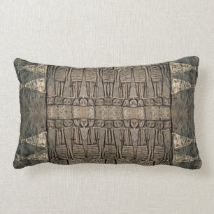 Rectangle Africain découpant le coussin lombaire