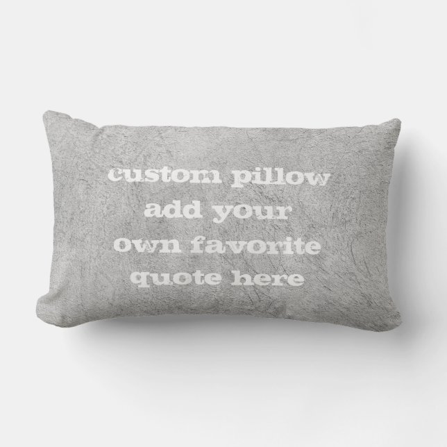 Rectangle ajouter votre devis coussin en noir et blanc déco  (Recto)