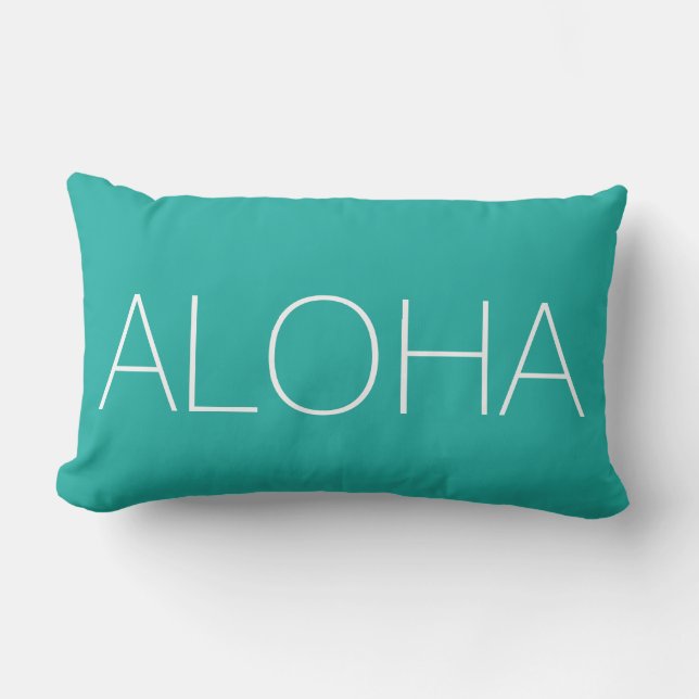 Rectangle Aloha coussin (Recto)