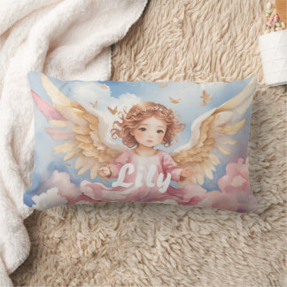 Rectangle Angel Coussin personnalisé pour enfants ou bébés