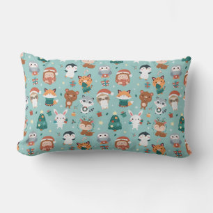 Rectangle Animaux adorables Lumbar Coussin