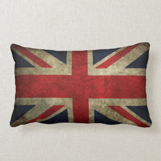 Rectangle Antique Royaume-Uni British Union Jack Coussin Dra