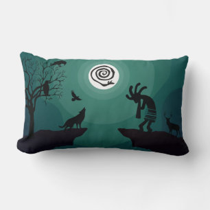 Rectangle Appel du Coussin Lumbar du Wild Kokopelli