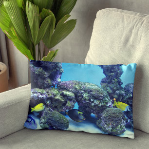 Rectangle Aquarium Fish Lumbar Coussin