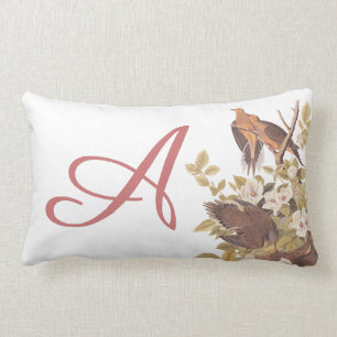 Rectangle Audubon Carolina Turtle Dove Coussin personnalisé