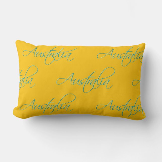 Rectangle Australie : Voyage Lumbar Coussin (Recto)