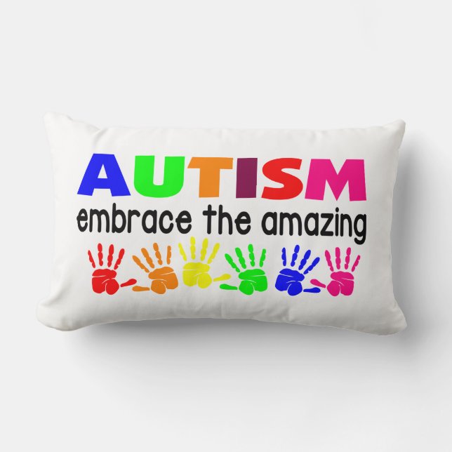 Rectangle AutismLumbar Coussin 13" x 21" (Recto)