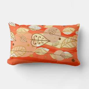 Rectangle Automne Feuilles Coussin