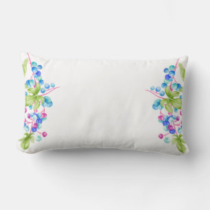 Rectangle Baies de porcelaine sur un Coussin Lumbar
