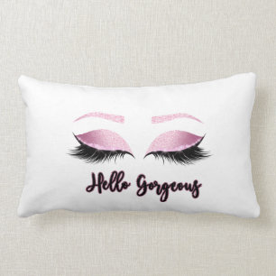 Rectangle Bonjour coussin lombaire magnifique dans des